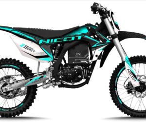 Nicot E-Beast 12kw Full Size E-Dirt Bike – GREEN, Brand New