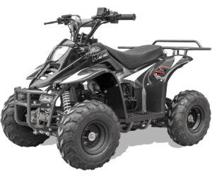 MotoTec Rex 110cc 4-Stroke Kids Gas ATV Black