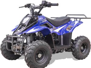 MotoTec Rex 110cc 4-Stroke Kids Gas ATV Blue