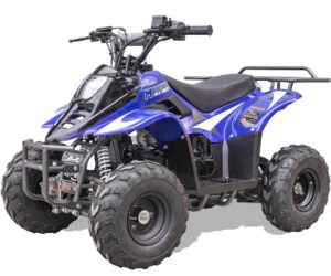 MotoTec Rex 110cc 4-Stroke Kids Gas ATV Blue