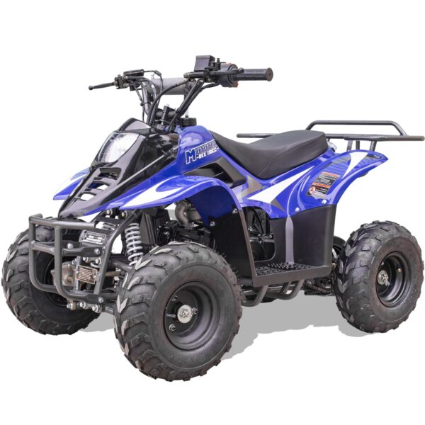 MotoTec Rex 110cc 4-Stroke Kids Gas ATV Blue