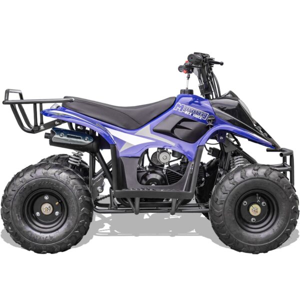 MotoTec Rex 110cc 4-Stroke Kids Gas ATV Blue - Image 7