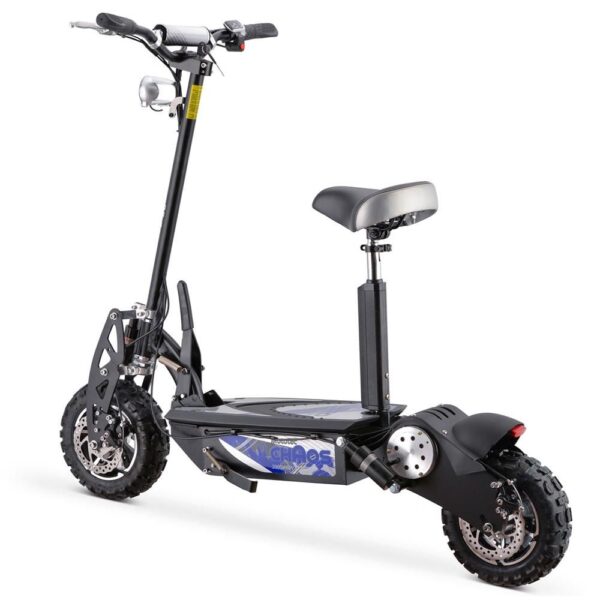 MotoTec Chaos 2000w 60v Lithium Electric Scooter Black - Image 2