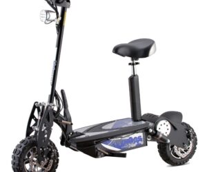 MotoTec Chaos 2000w 60v Lithium Electric Scooter Black