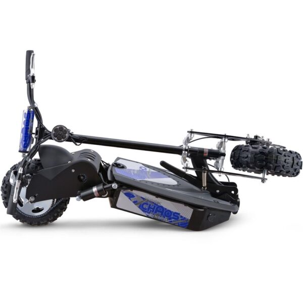 MotoTec Chaos 2000w 60v Lithium Electric Scooter Black - Image 4