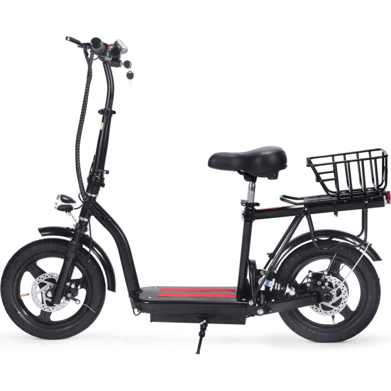 MotoTec Cruiser 48v 350w Lithium Electric Scooter Black - Image 6