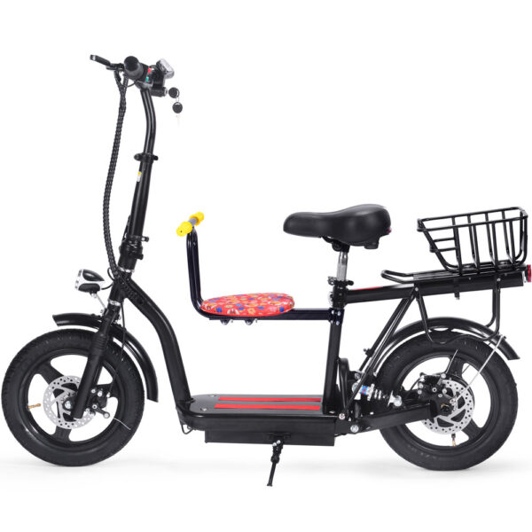 MotoTec Cruiser 48v 350w Lithium Electric Scooter Black - Image 7