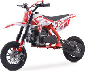 MotoTec Villain 52cc 2-Stroke Kids Gas Dirt Bike Red