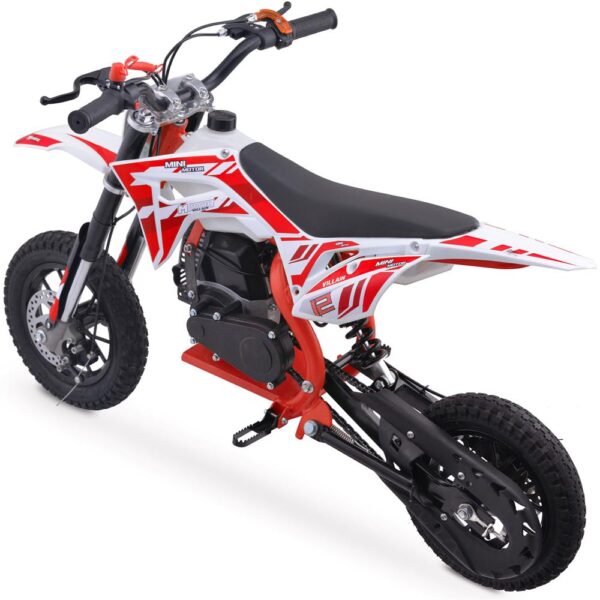 MotoTec Villain 52cc 2-Stroke Kids Gas Dirt Bike Red - Image 7