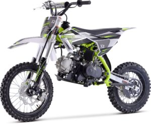 MotoTec X2 110cc 4-Stroke Gas Dirt Bike Green