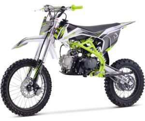 MotoTec X3 125cc 4-Stroke Gas Dirt Bike Green