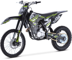 MotoTec X4 150cc 4-Stroke Gas Dirt Bike Black