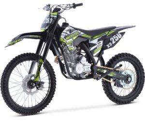 MotoTec X5 250cc 4-Stroke Gas Dirt Bike Black