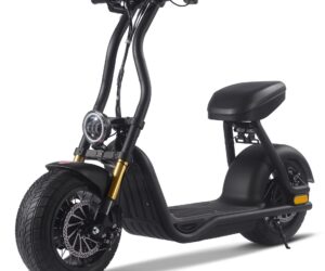 MotoTec Diablo 48v 1000w Lithium Electric Scooter Black