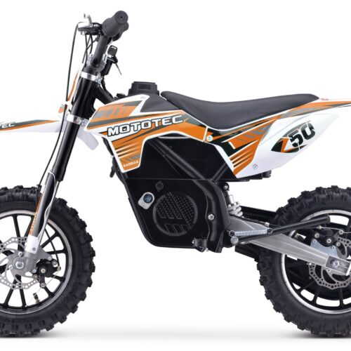 MotoTec 24v 500w Gazella Electric Dirt Bike Orange