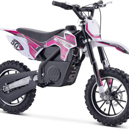 MotoTec 24v 500w Gazella Electric Dirt Bike Purple