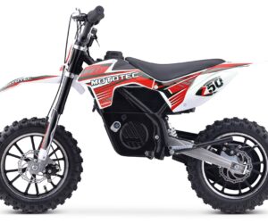 MotoTec 24v 500w Gazella Electric Dirt Bike Red