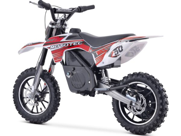 MotoTec 24v 500w Gazella Electric Dirt Bike Red - Image 5