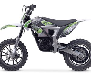 MotoTec 36v 500w Demon Electric Dirt Bike Lithium Green