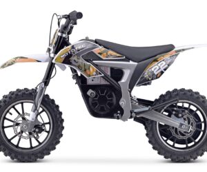 MotoTec 36v 500w Demon Electric Dirt Bike Lithium Orange