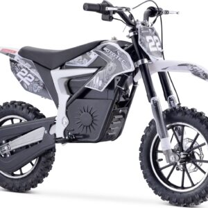 MotoTec 36v 500w Demon Electric Dirt Bike Lithium White