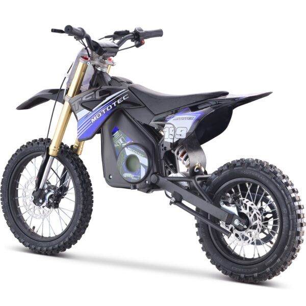 Mototec 48v Pro Electric Dirt Bike 1800w Lithium Blue - Image 3