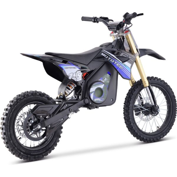 Mototec 48v Pro Electric Dirt Bike 1800w Lithium Blue - Image 7