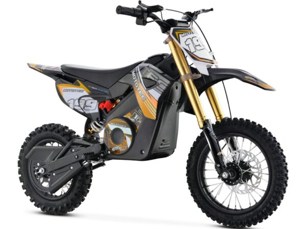 MotoTec 36v Pro Electric Dirt Bike 1000w Lithium Orange - Image 2