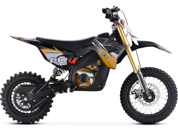 MotoTec 36v Pro Electric Dirt Bike 1000w Lithium Orange - Image 3