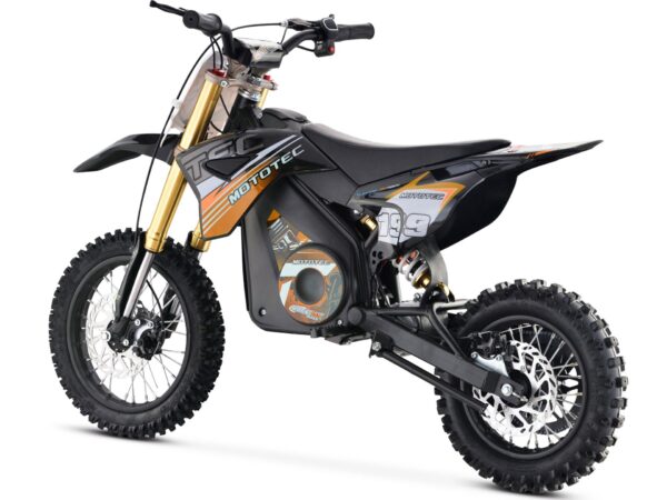 MotoTec 36v Pro Electric Dirt Bike 1000w Lithium Orange - Image 4