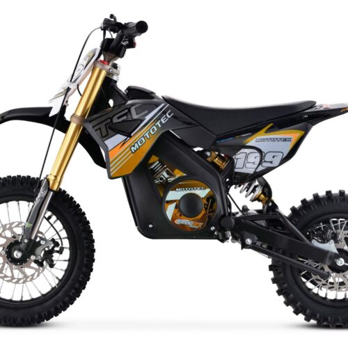 MotoTec 36v Pro Electric Dirt Bike 1000w Lithium Orange