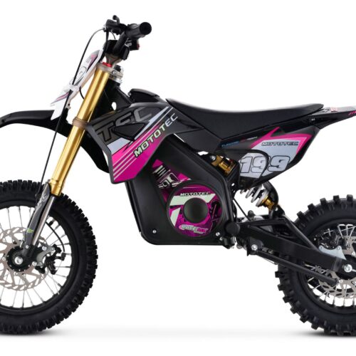 MotoTec 36v Pro Electric Dirt Bike 1000w Lithium Pink