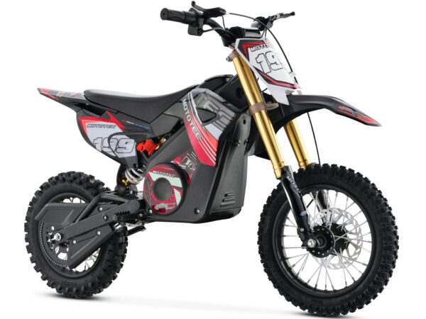 MotoTec 36v Pro Electric Dirt Bike 1000w Lithium Red - Image 2