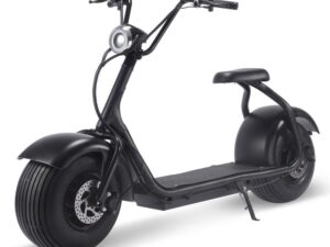 MotoTec Fat Tire 60v 18ah 2000w Lithium Electric Scooter Black