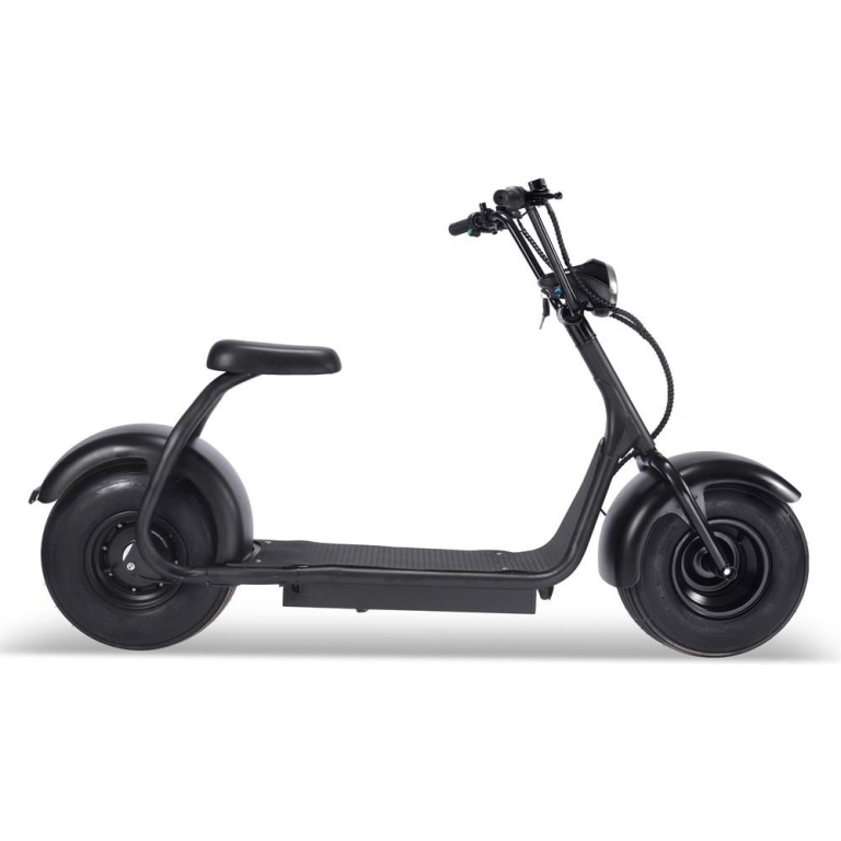 MotoTec Fat Tire 60v 18ah 2000w Lithium Electric Scooter Black - Image 7