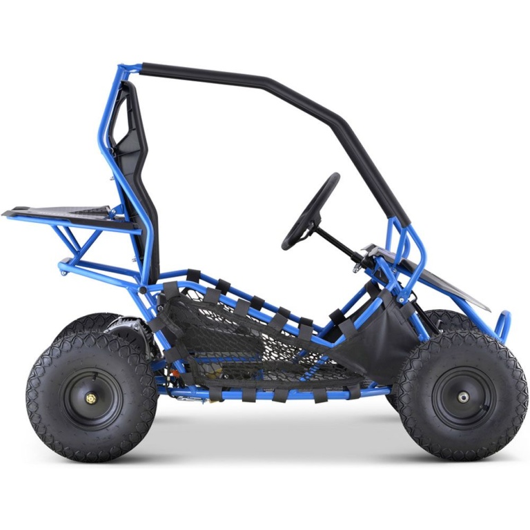 MotoTec Maverick Go Kart 36v 1000w Blue - Image 3