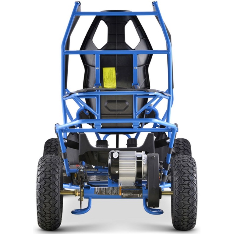 MotoTec Maverick Go Kart 36v 1000w Blue - Image 5