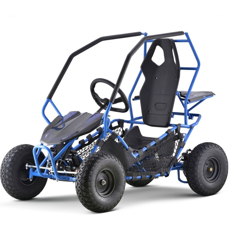 MotoTec Maverick Go Kart 36v 1000w Blue