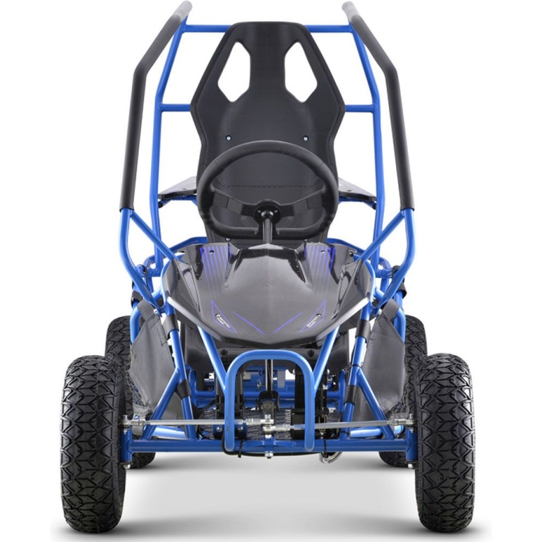 MotoTec Maverick Go Kart 36v 1000w Blue - Image 9