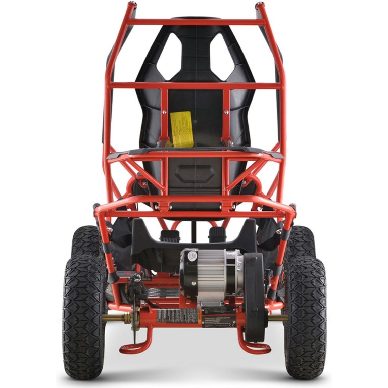 MotoTec Maverick Go Kart 36v 1000w Red - Image 6