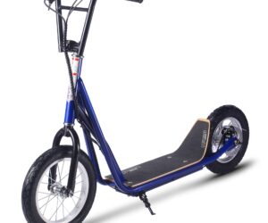 MotoTec Groove 36v 350w Big Wheel Lithium Electric Scooter Blue