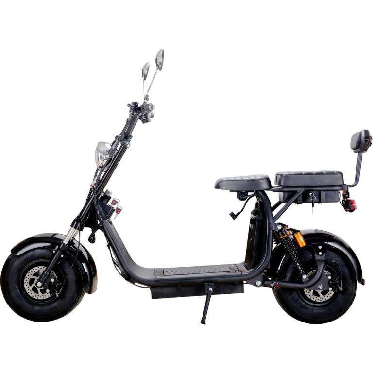 MotoTec Knockout 60v 2000w Lithium Electric Scooter Black - Image 3