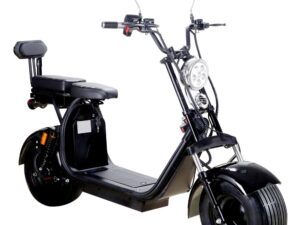MotoTec Knockout 60v 2000w Lithium Electric Scooter Black