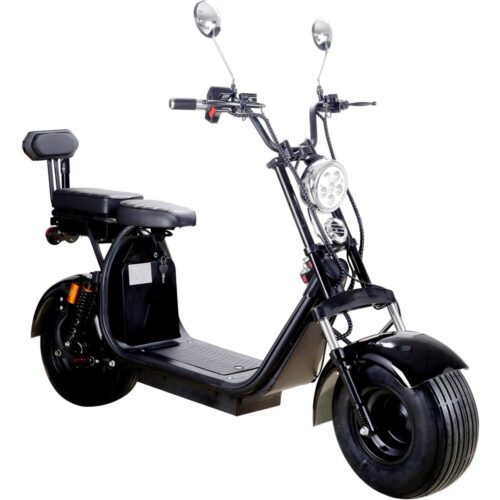 MotoTec Knockout 60v 2000w Lithium Electric Scooter – Black