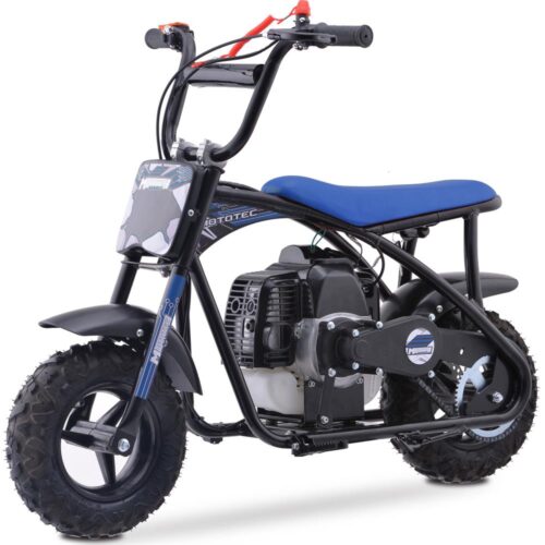 MotoTec Bandit 52cc 2-Stroke Kids Gas Mini Bike Red