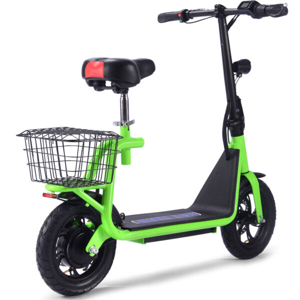 MotoTec Metro 36v 500w Lithium Electric Scooter Green - Image 5