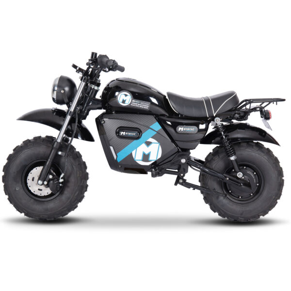 MotoTec 60v 1500w Electric Powered Mini Bike Lithium Black - Image 4