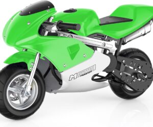 MotoTec Phantom Gas Pocket Bike 49cc 2-Stroke Green