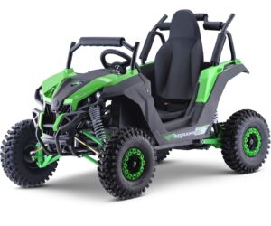 MotoTec Raider Kids UTV 48v 1200w Full Suspension Green