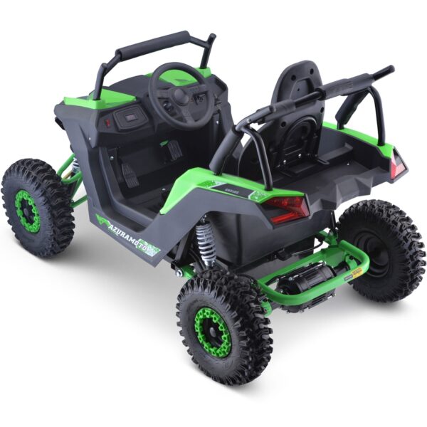 MotoTec Raider Kids UTV 48v 1200w Full Suspension Green - Image 6